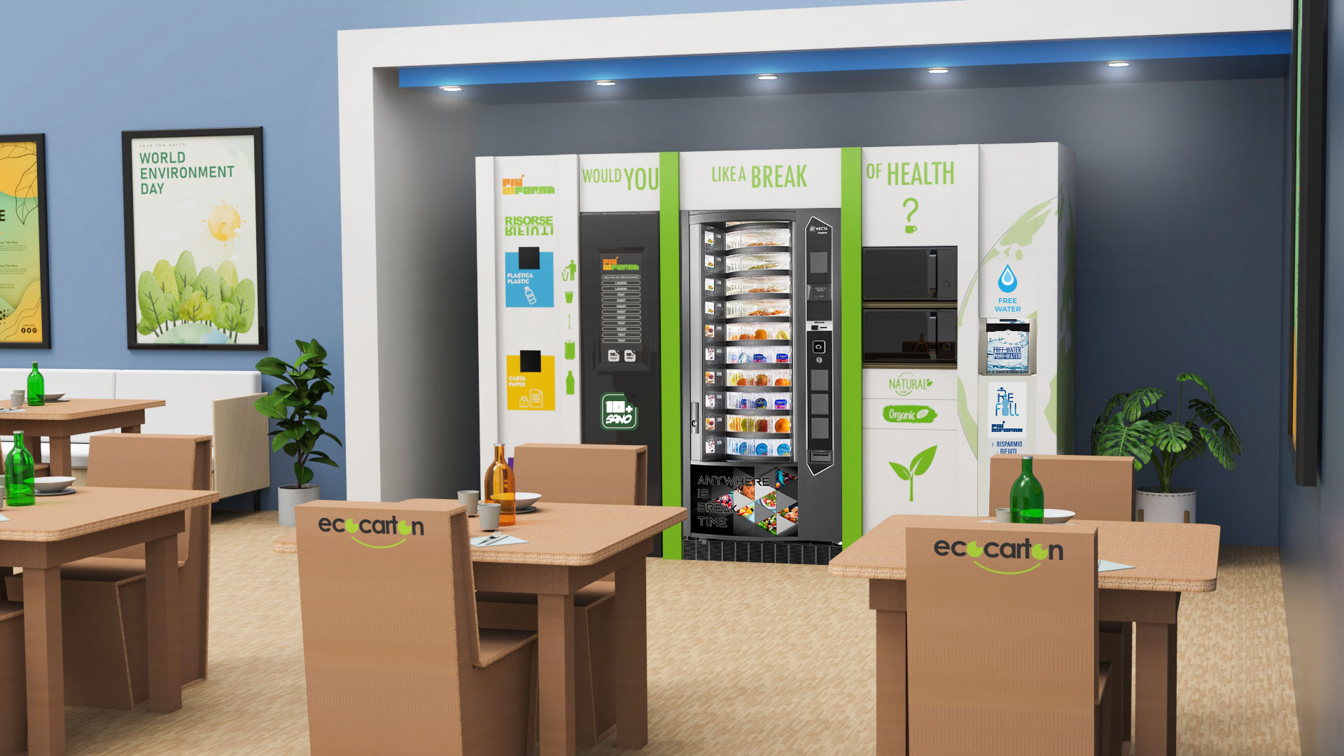 distributori automatici eco-friendly